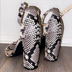 Steve Madden Snakeskin Heels